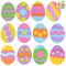 24 Pcs Foam Magnet Craft Kit, Easter Egg Themed DIY Magnets for Kids Toddlers Party Favors Arts and Crafts Home School Activities
